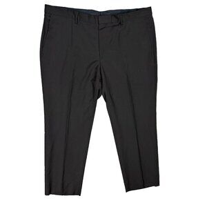 Hugo Boss Dress Pants "Huge/Genius" Black Wool Trousers 38x28